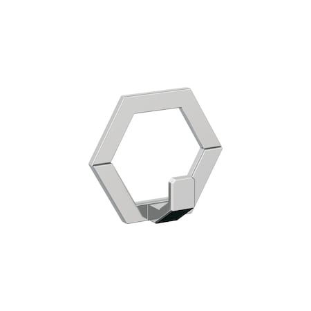 Amerock Prismo Contemporary Single Prong Polished Chrome Wall Hook HBX3701526
